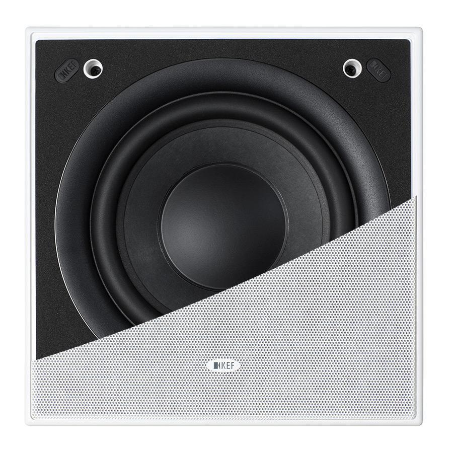 KEF Ci200QSb-THX In-Wall Subwoofer, Pair