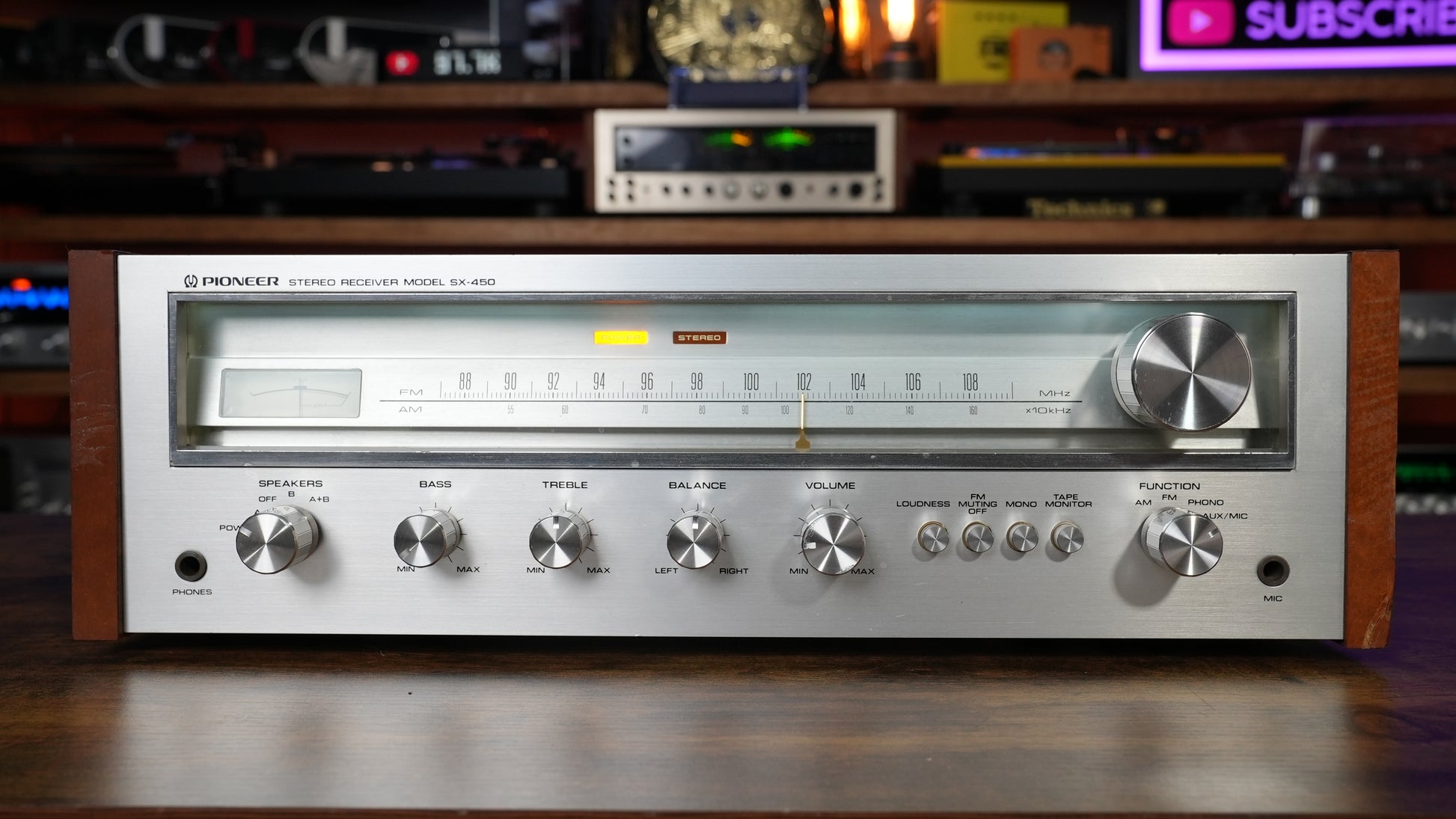Pioneer SX-450 (15W/Ch) Stereo Receiver