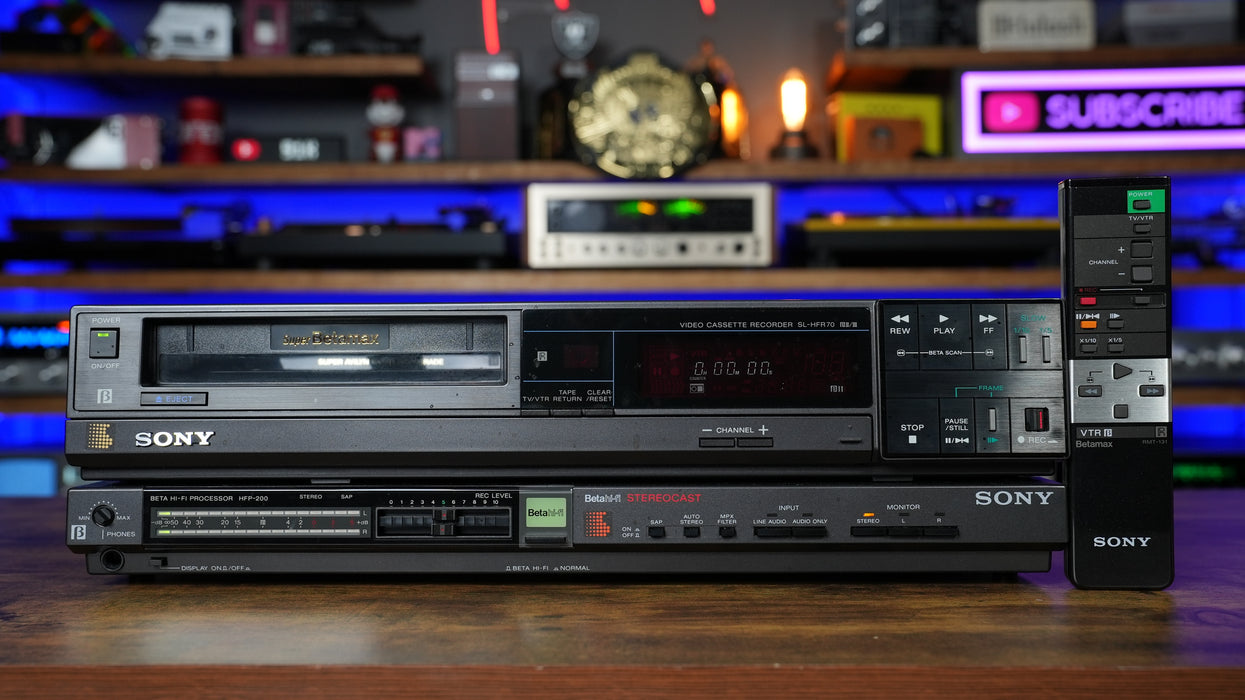 Sony SL-HFR70 Betamax w/ Sony HFP 200 — Just Audio