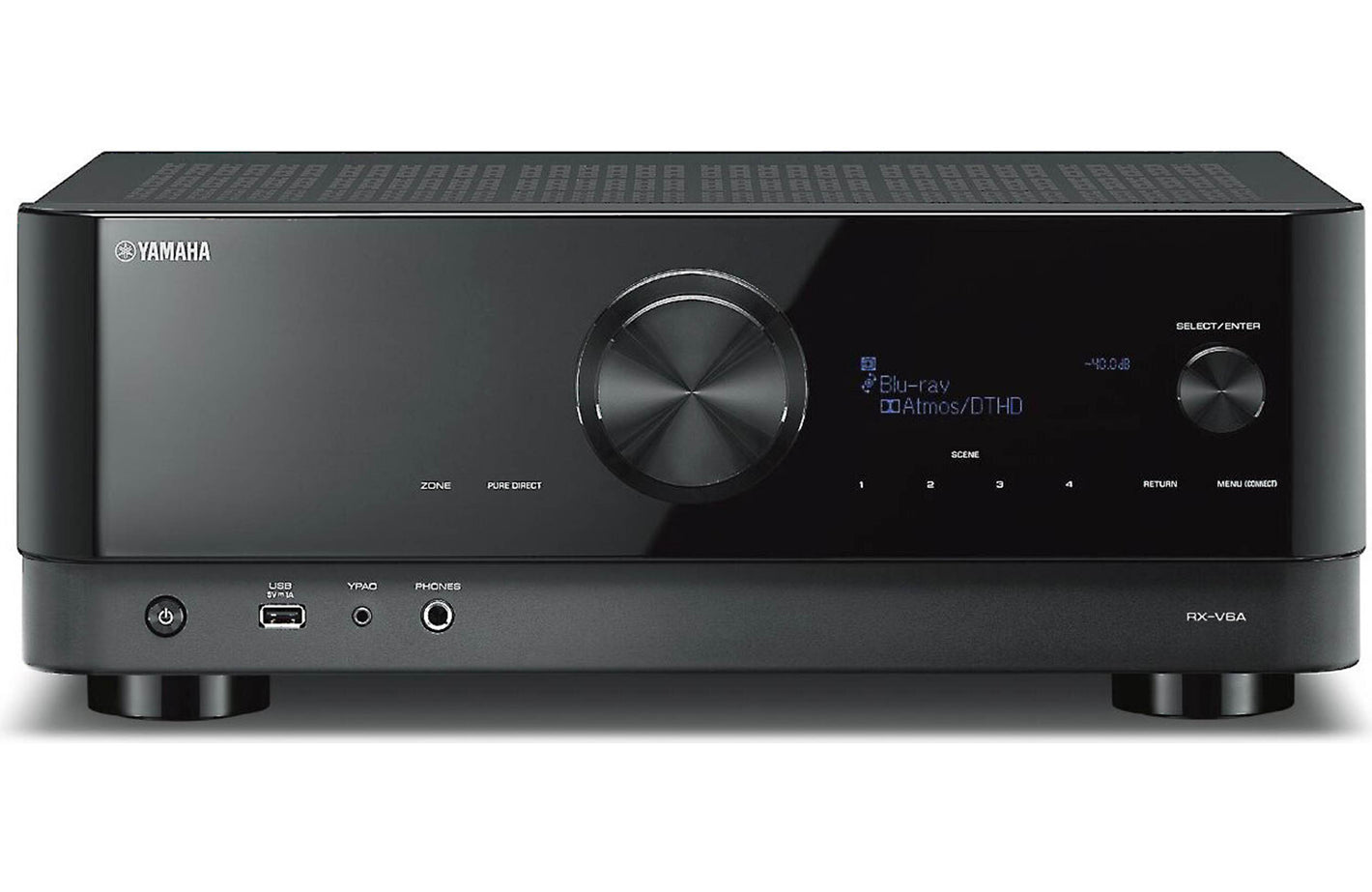 Yamaha RX-V6A 7.2-Channel AV Receiver with 8K HDMI and MusicCast (100 Watts)