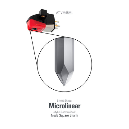 Audio Technica AT-VMN95ML Microlinear Stylus