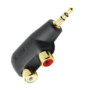 Audioquest 3.5mm Mini Plug to 2 RCA Adapter